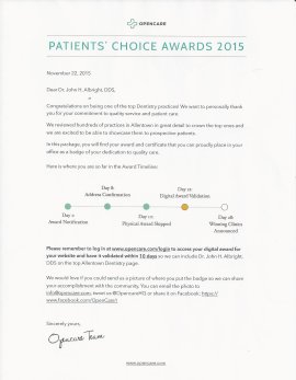 patients choice winner 2015